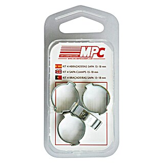 MPC Surtido de abrazaderas para manguera SAPA (15 - 18 mm, 4 ud.)