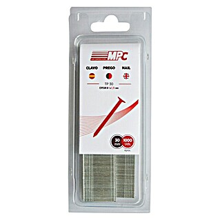 MPC Clavo para clavadora Brad (Largo: 30 mm, 1.000 ud.)