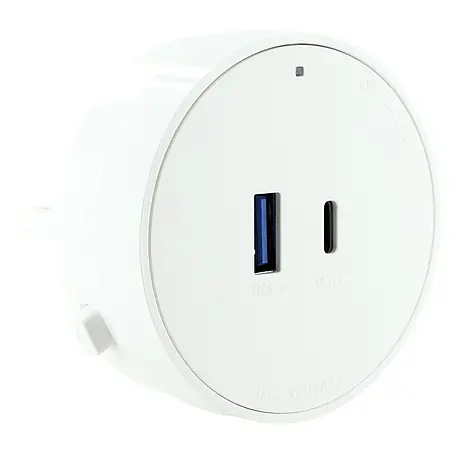 Schwaiger  USB-Steckdose Adapter USB-A, USB-C