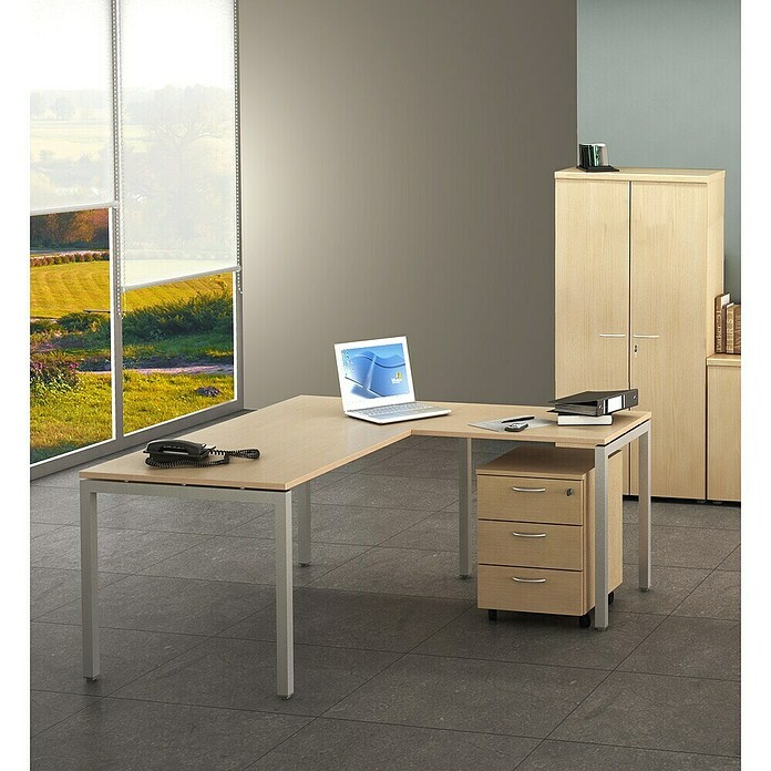 ArtExport Presto Cajonera con ruedas Venere (L x An x Al: 52 x 43 x 59,5 cm, Haya, Número de cajones: 2 ud.) | BAUHAUS