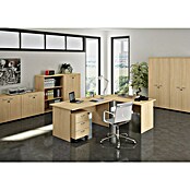 ArtExport Presto Mesa de escritorio (L x An x Al: 80 x 160 x 74 cm, Haya, Pata tipo panel) | BAUHAUS