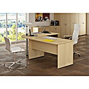 ArtExport Presto Mesa de escritorio (L x An x Al: 80 x 160 x 74 cm, Haya, Pata tipo panel) | BAUHAUS
