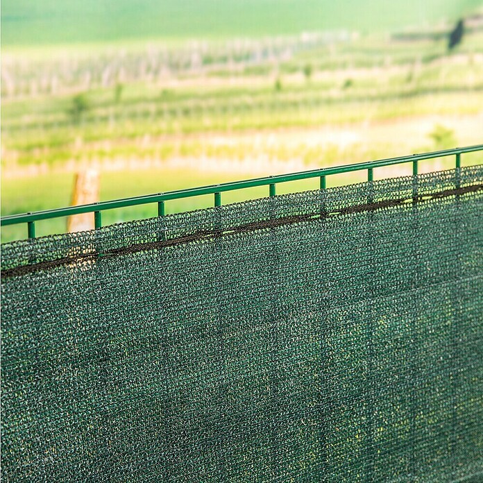 Windhager Zaunblende ScreenX (5 x 1,5 m, Grün, Kunststoff) | BAUHAUS