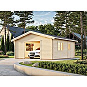 Palmako Garaje Roger sin puerta (Medidas ext. (An x Pr): 514 x 598 cm, Madera, Natural, 23,9 m²) | BAUHAUS