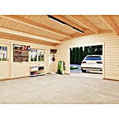 Palmako Garaje Roger sin puerta (Medidas ext. (An x Pr): 514 x 598 cm, Madera, Natural, 23,9 m²) | BAUHAUS