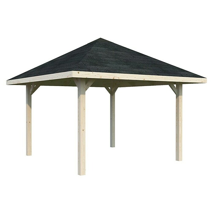 Palmako Pérgola Bianca S (L x An: 384 x 384 cm, Madera, Natural) | BAUHAUS