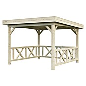 Palmako Pérgola Lenna Set 301 (L x An: 340 x 340 cm, Madera, Natural) | BAUHAUS