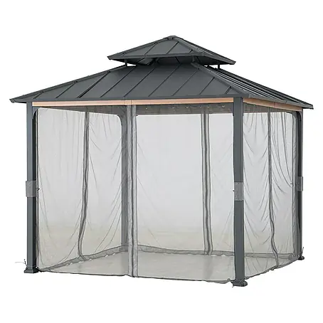 Sunjoy  Pavillon-Seitenwände Moskitonetz