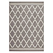 Kayoom Kurzflorteppich Lina 200 (Taupe/Elfenbein, 230 x 160 cm)