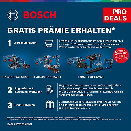 Bosch Professional AMPShare 18V Akku-Bohrschrauber GSR 18V-55