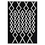 Kayoom Kurzflorteppich Lina 400 (Schwarz, 230 x 160 cm)