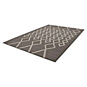 Kayoom Kurzflorteppich Lina 400 (Taupe/Elfenbein, 300 x 80 cm)