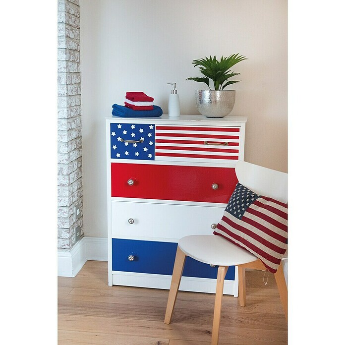 D-c-fix Lackeffektfolie (Royal Blau, 200 x 45 cm, Uni, Selbstklebend)