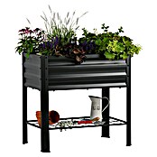 Dobar Hochbeet Kubus (78 x 58 x 78 cm, Metall, Anthrazit) | BAUHAUS