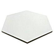 Feinsteinzeugfliese Hexagon Basic White (25 x 22 cm, Weiß, Matt) | BAUHAUS
