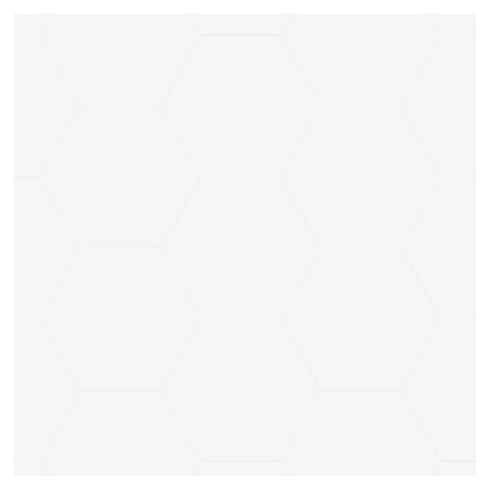 Feinsteinzeugfliese Hexagon Basic White (25 x 22 cm, Weiß, Matt) | BAUHAUS