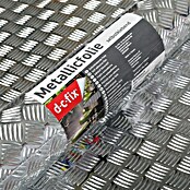 D-c-fix Riffeleffektfolie (150 x 45 cm, Silber, Riffelblech, Selbstklebend)