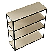 Regalux Metall-Schwerlastregal R250 (60 x 160 x 180 cm, Traglast: 250 kg/Boden, Stecken)