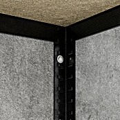 Regalux Metall-Schwerlastregal R250 (60 x 160 x 180 cm, Traglast: 250 kg/Boden, Stecken)