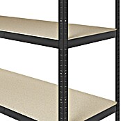Regalux Metall-Schwerlastregal R250 (60 x 160 x 180 cm, Traglast: 250 kg/Boden, Stecken)
