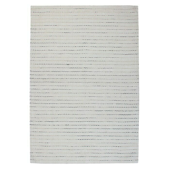 Kayoom Kurzflorteppich Prime (Weiß/Grau, 170 x 120 cm)