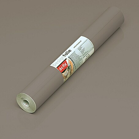 D-c-fix Klebefolie Uni Lack (200 x 45 cm, Taupe, Selbstklebend)
