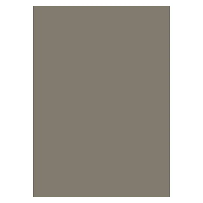 D-c-fix Klebefolie Uni Lack - 200 x 45 cm, Taupe, Selbstklebend - Ein schlichter, einfarbiger Hintergrund in einem neutralen Grauton, umrahmt von einem dünnen, schwarzen Rand. Ideal für Präsentationen.