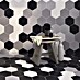 Feinsteinzeugfliese Hexagon Basic Silver 