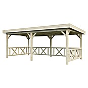 Palmako Pérgola Lenna Set 307 (L x An: 628 x 340 cm, Madera, Natural) | BAUHAUS