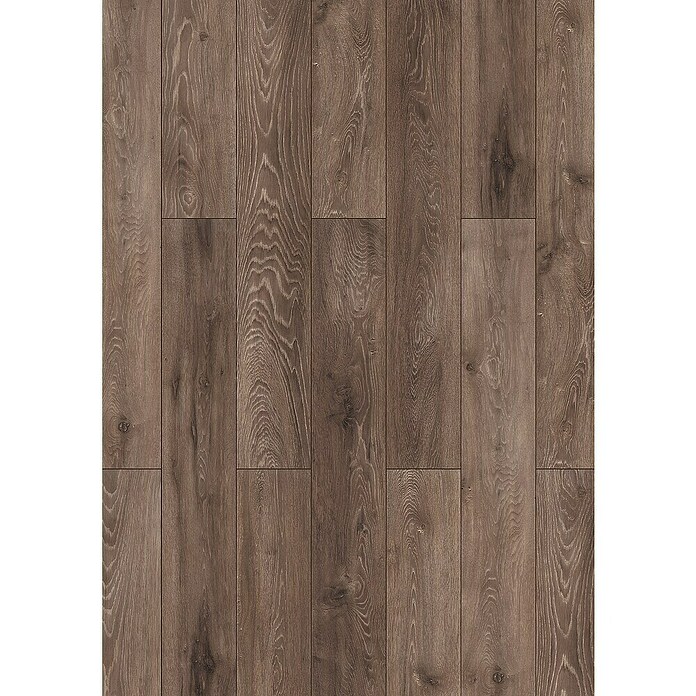 LOGOCLIC Aquaprotect Laminat Night hrast  (Rustikalni pod, 1.288 x 195 x 8 mm) | BAUHAUS