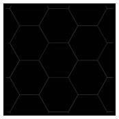 Feinsteinzeugfliese Hexagon Basic (25 x 22 cm, Schwarz, Matt) | BAUHAUS