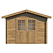 Palmako Caseta de jardín Valentine (Medidas ext. (An x Pr): 332 x 233 cm, Madera, Marrón) | BAUHAUS