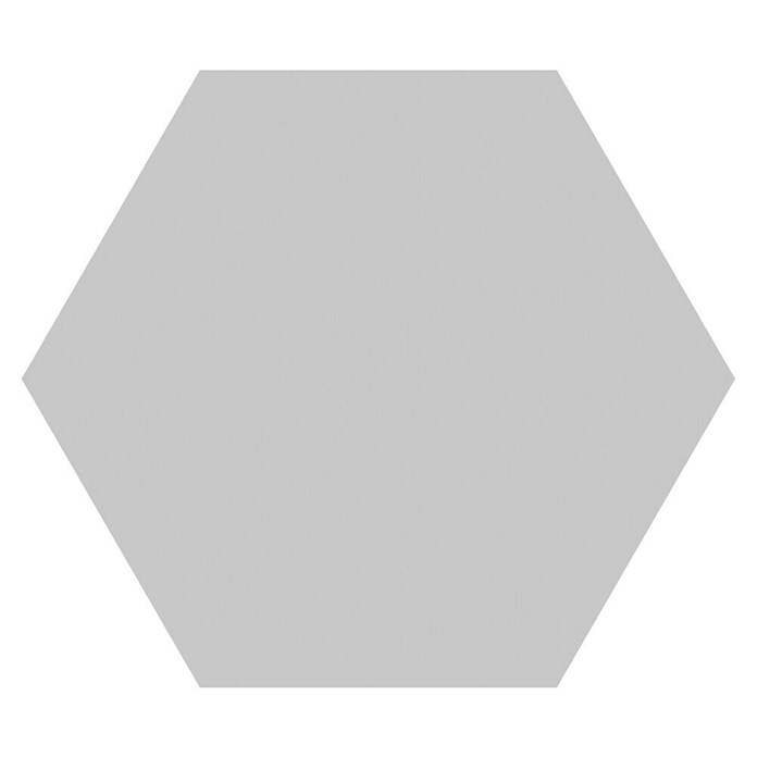 Feinsteinzeugfliese Hexagon Basic Silver (25 x 22 cm, Grau, Matt) | BAUHAUS