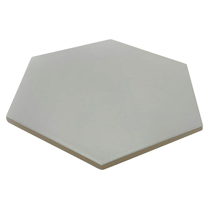 Feinsteinzeugfliese Hexagon Basic Silver (25 x 22 cm, Grau, Matt) | BAUHAUS