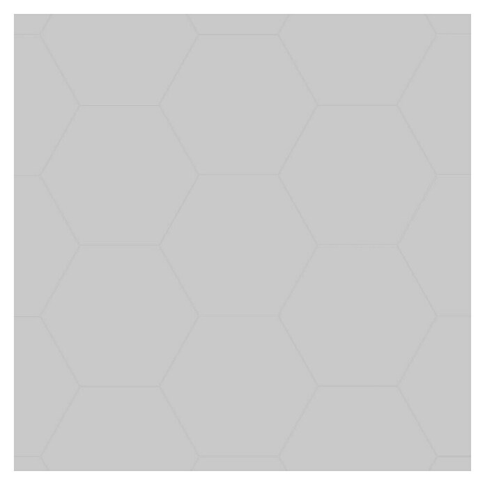 Feinsteinzeugfliese Hexagon Basic Silver (25 x 22 cm, Grau, Matt) | BAUHAUS