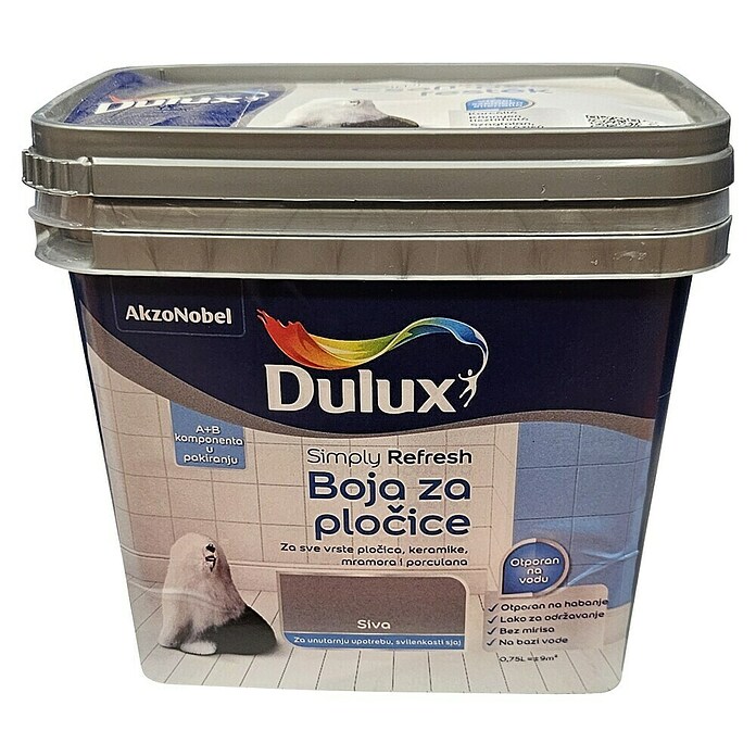 Dulux Temeljni premaz za ploščice  Simply Refresh  (0,75 ml) | Obdelava vlažnih prostorov | Barve in tapete | Izdelki | BAUHAUS