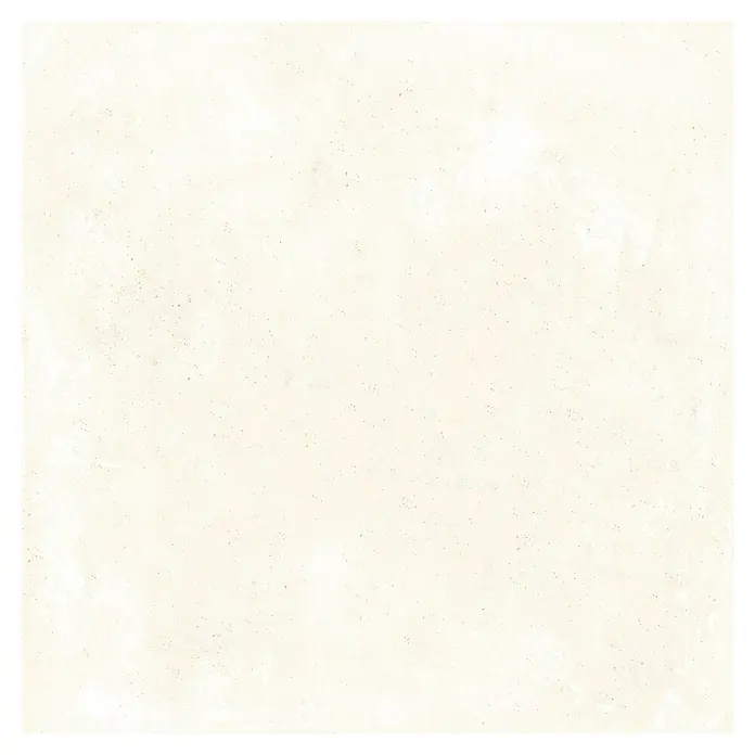 Feinsteinzeugfliese Vintage Heritage - 25 x 25 cm, Beige/Grün/Rot/Blau, Matt - Eine Nahaufnahme einer hellbeigen Keramikfliese mit subtilen Texturen und Farbvariationen, ideal für moderne Innenräume.