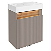 Camargue Pure Badmeubelset (Totale breedte badmeubel: 55 cm, Kasjmier, Mat) | BAUHAUS