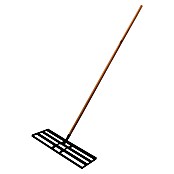Gardol Rastrillo nivelador de césped (24,5 cm, Acero, Específico para: Mangos de herramientas con cono, Ø 28 mm) | BAUHAUS