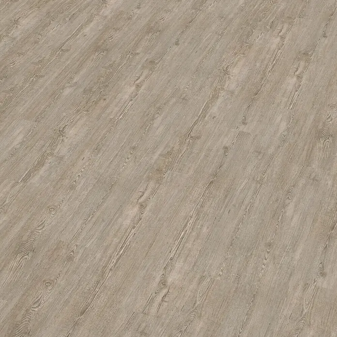 Decolife Korkboden Freestyle Access - Winter Pine, 1.220 x 185 x 8,5 mm, Landhausdiele - Ein hellbrauner Holzboden mit einer deutlichen Maserung, der einen natürlichen und warmen Look erzeugt. Ideal für moderne Innenräume.