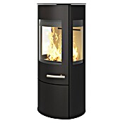 Haas+Sohn Kaminofen Vitus (6,4 kW, Raumheizvermögen: 60 m³ - 130 m³, Material Verkleidung: Stahl, Schwarz) | BAUHAUS