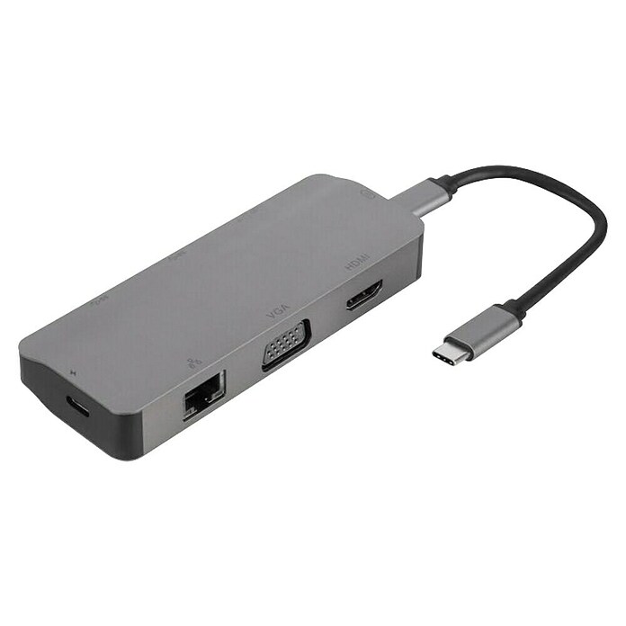 Q-Link USB-hub 8-IN-1 Multifunctioneel (USB-C-aansluiting) | BAUHAUS