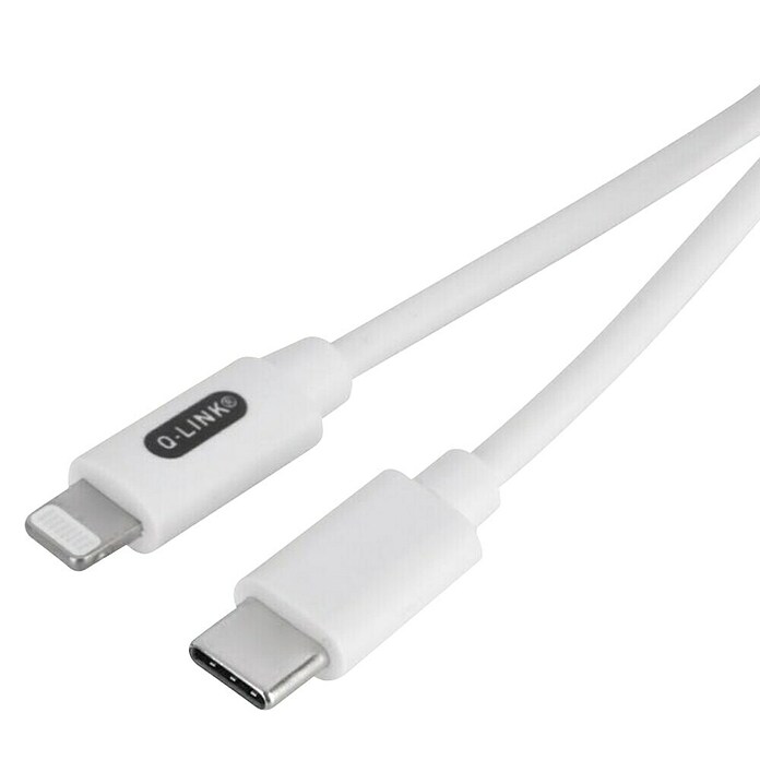 Q-Link USB-oplaadkabel USB-C (USB-C-aansluiting, Wit) | BAUHAUS