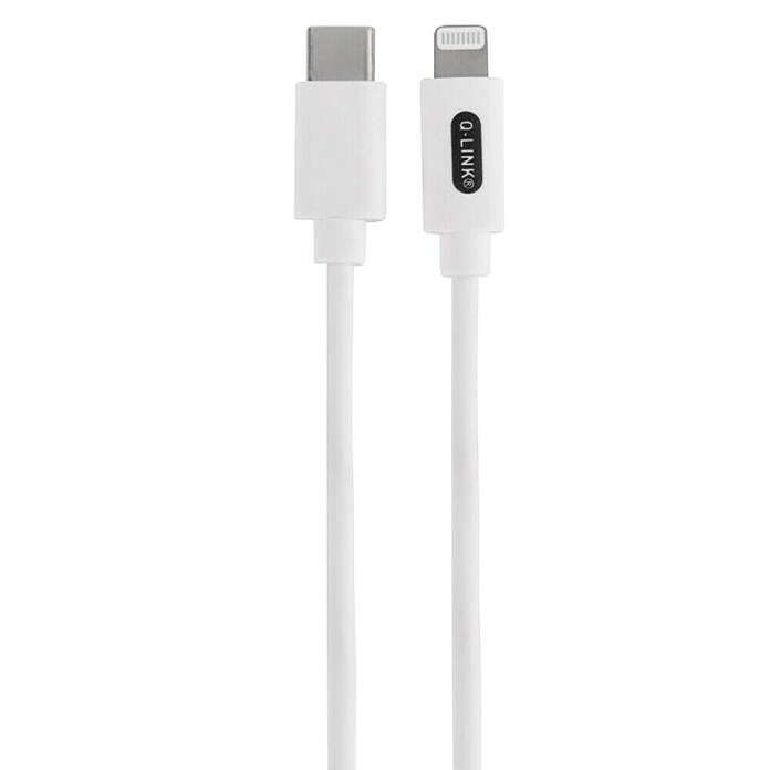 Q-Link USB-oplaadkabel USB-C (USB-C-aansluiting, Wit) | BAUHAUS