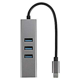 Q-Link USB-hub USB-C 4 poorten (USB A-stekker)