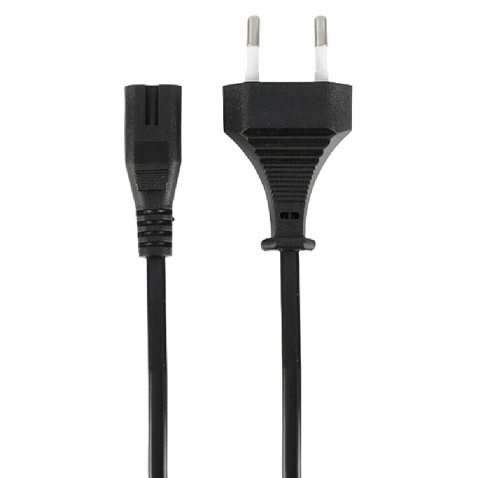 Q-Link Voedingskabel Schuko C7 3M Zwart (Kabellengte: 5 m) | BAUHAUS