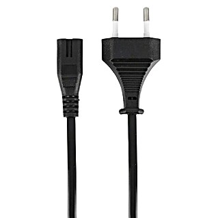 Q-Link Voedingskabel Schuko C7 3M Zwart (Kabellengte: 5 m)