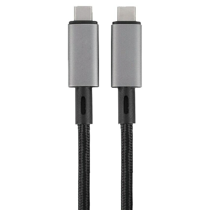 Q-Link Datakabel 20G 1M Type C/Type C (Zwart) | BAUHAUS