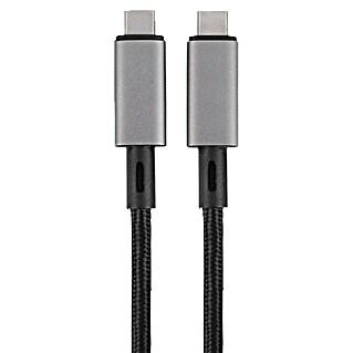 Q-Link Datakabel 20G 1M Type C/Type C (Zwart)
