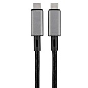 Q-Link Datakabel 10G 1M Type-C/Type-C (Zwart, Max. aansluitvermogen: 100 W) | BAUHAUS